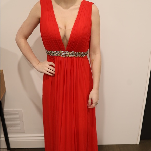 Jovani Red Gown - Picture 2 of 4